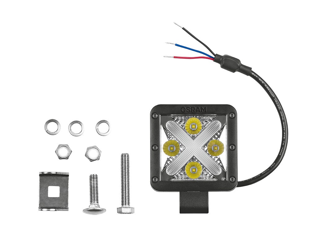 Toyota Land Cruiser 4in LED Light Cube MX85-WD / 12V / Wide Beam