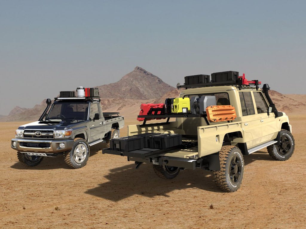 Toyota Land Cruiser Toyota Land Cruiser SC Ute Slimline II Roof Rack Kit